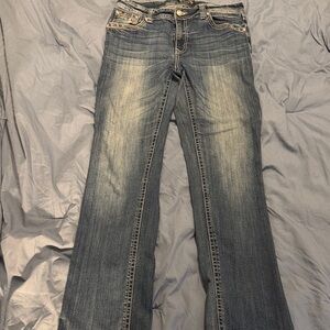 Shyanne Dark Blue Bootcut Jeans